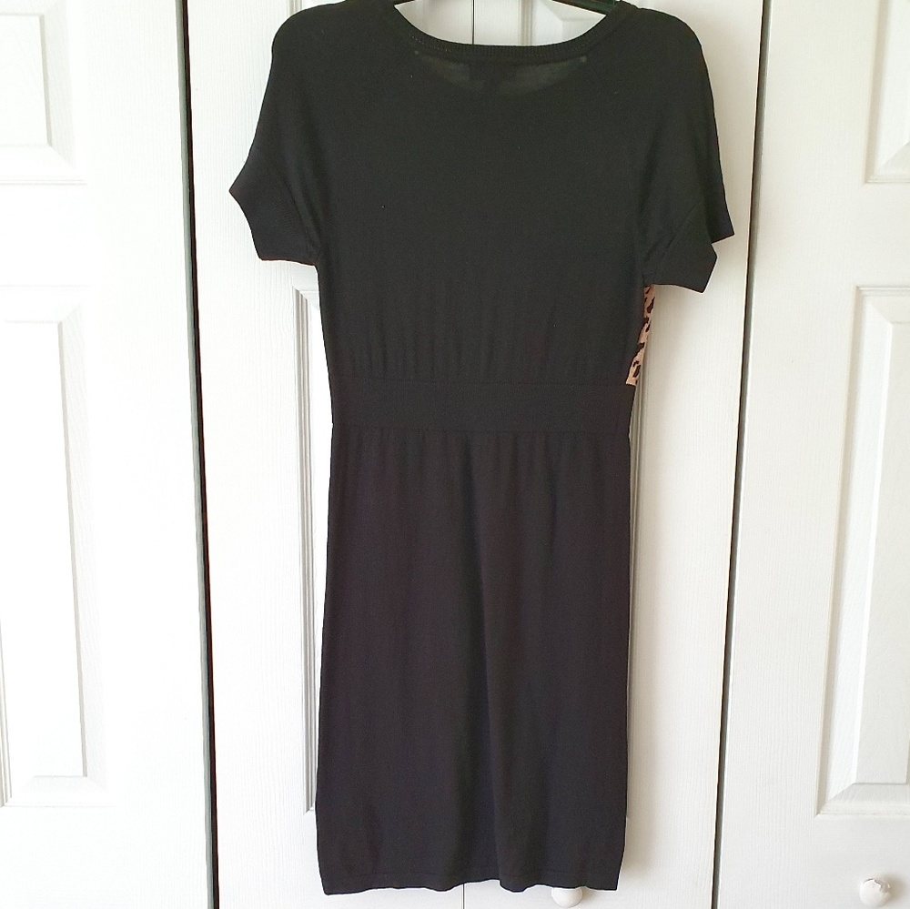Leopard Mini Sweater Dress - Picture 3 of 3